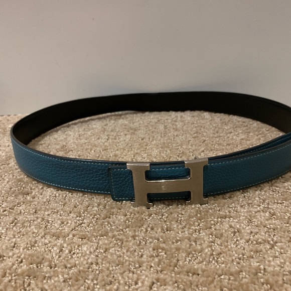 Hermes Other - Hermès belts Blue leather 90cm